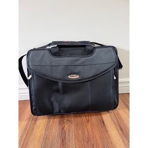 Mobile Edge Black Cordura Nylon Laptop Briefcase Messenger Bag Travel Case